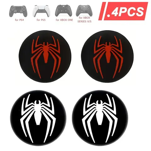 2/4Pcs Analog Thumbstick Grip Caps For Switch 2/PS4/PS5/PS3 Silicone Cover For Xbox Series X S/Xbox360 Controller Accessories