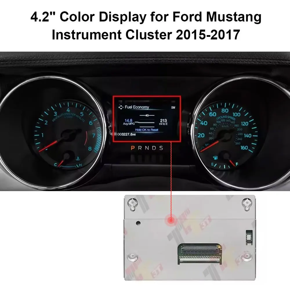 4.2" Dashboared LCD Color Display for Ford Mustang Instrument Cluster