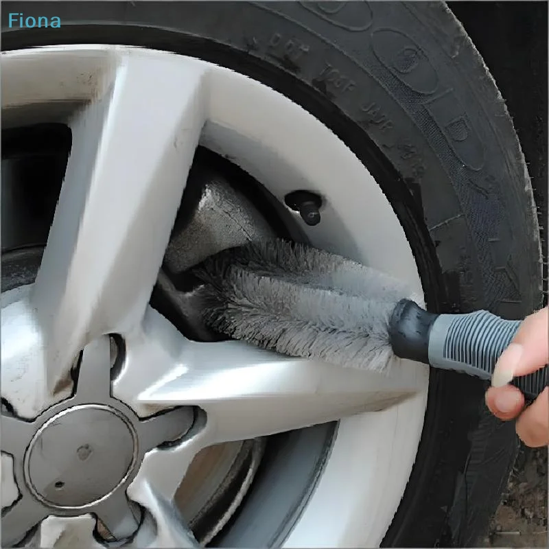 ✔ Auto-Radbürste Reifenreinigungsbürsten Felgenreiniger Staubentferner mit Griff für Motorrad LKW-Räder Auto-Detailing-Bürste Neu