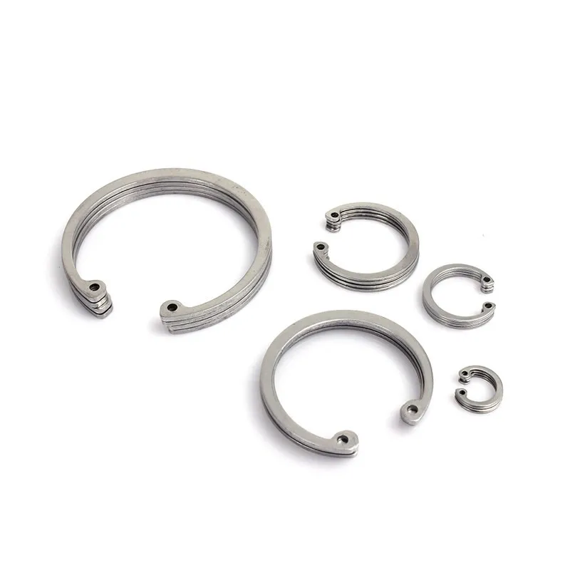 2~50Pcs C-type Circlips for Hole 304 SUS Hole Retaining Ring Bearing retainer Metal Internal Circlip Snap Ring M8M9M10M11 to M75