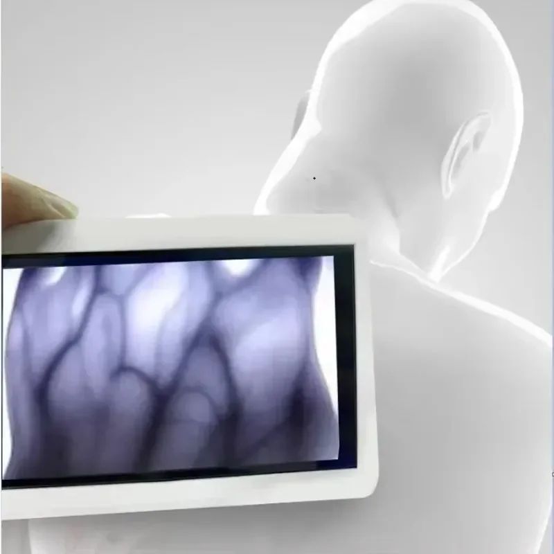 

2026alone Vein Illuminator Portable 5.5" LCD Display Infrared Vein Finder With Stand Portable Infrared Vein Finder