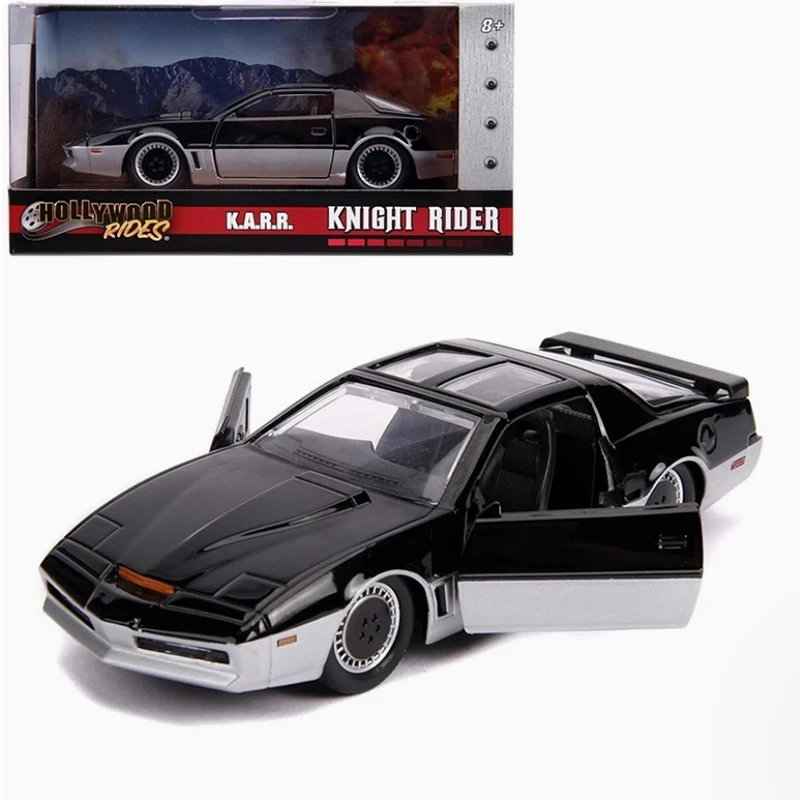 Литой под давлением сплав JADA 1/32 Knight Rider KITT/KARR 1982, модель спортивного автомобиля Pontiac Firebird, статическая коллекция, праздничные подарки, игрушки