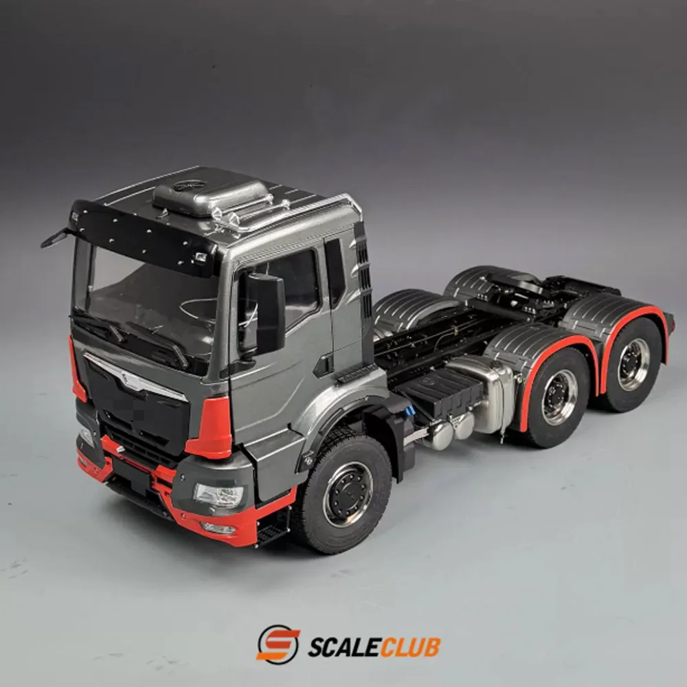 SCALECLUB 1/14 TGS 6*6 tractor truck with full metal door and full metal chassis