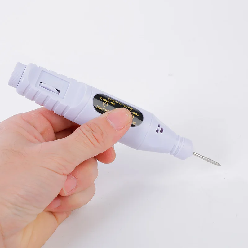 LULAA elektryczna szlifierka do paznokci wiertarka do paznokci szlifierka usuwanie paznokci złuszczające narzędzie do polerowania Pedicure Adapter do maszyny