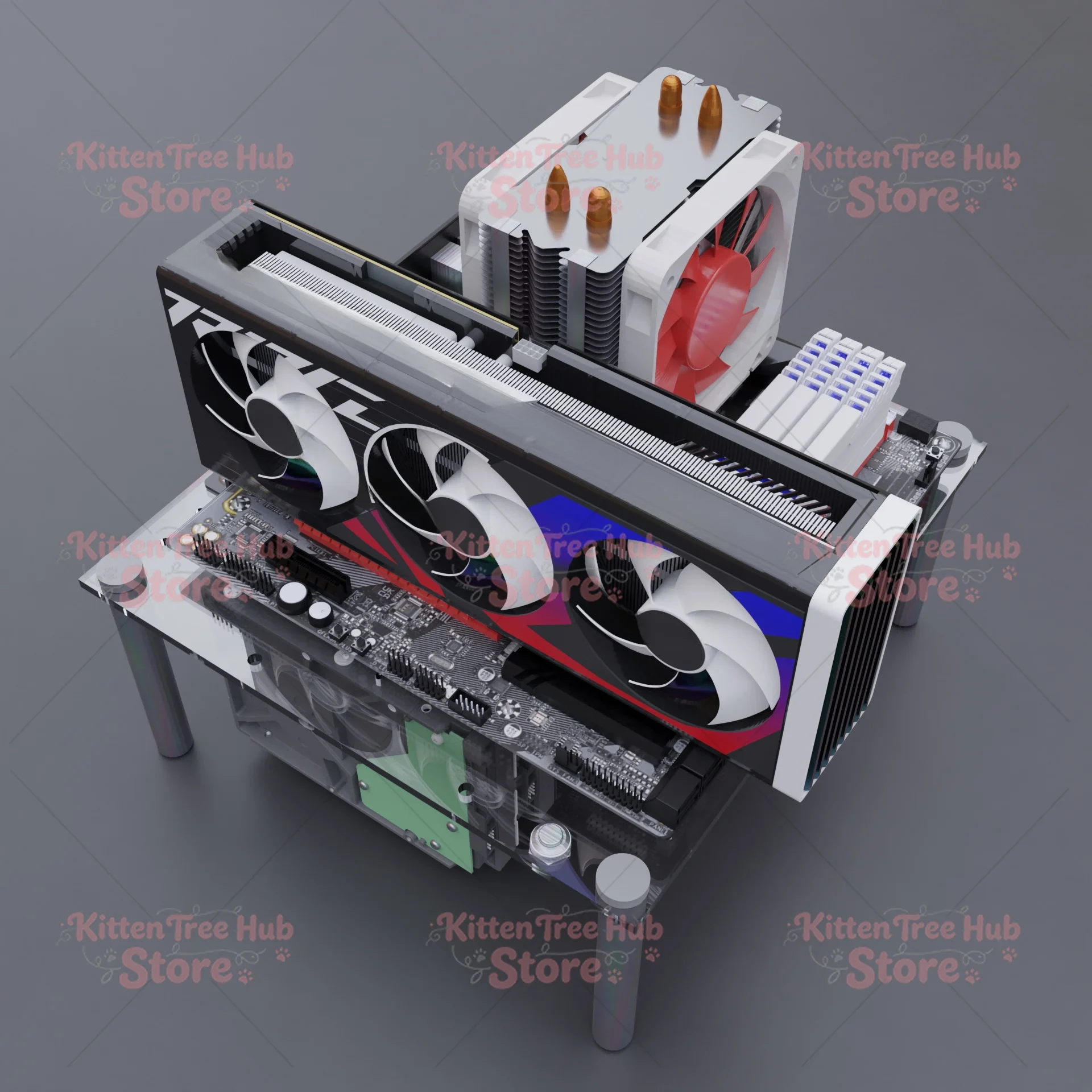 Test Bench Open Frame Chassis Bench Open Frame  Gaming Computer Open Case Support Motherboards