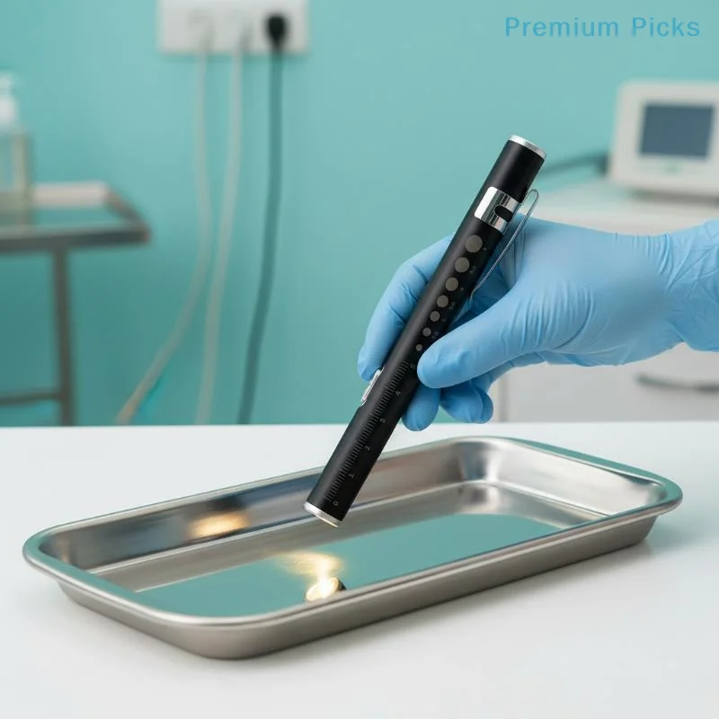 portableMini Nursing Flashlight USB Rechargeable  Handy Pen Light LED Torch Lamp With Stainless Steel Clip Pocket Led Flashlight