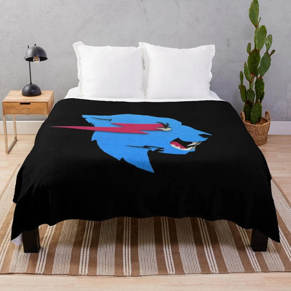 Logo beast,fanny beastThrow Blanket embroidered blanket for sofa