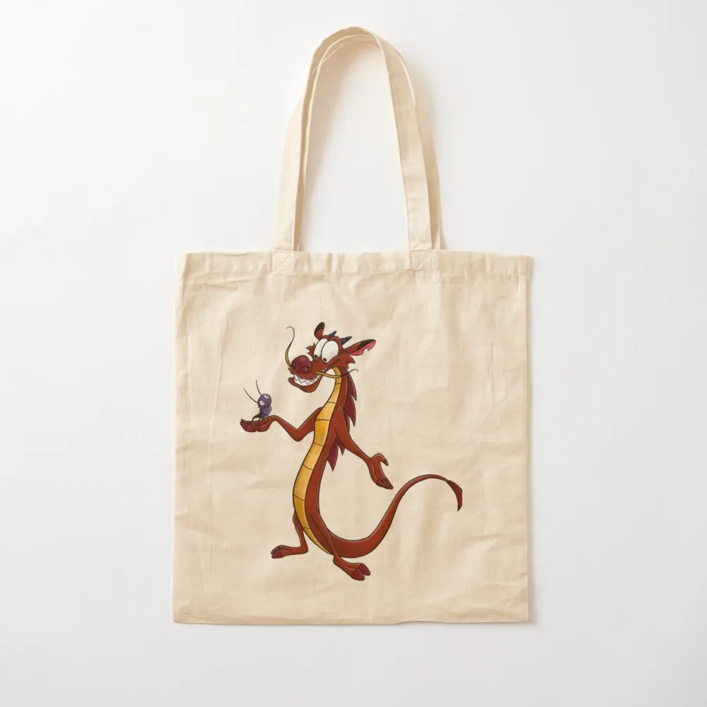 

Mushu and Cricket Tote Bag canvas bags hand bags Canvas Tote Bag
