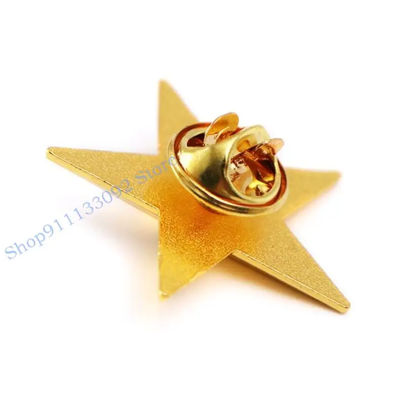 H9ed Star Badge Lapel Pin for 4th July Memorial Day Veterans Day