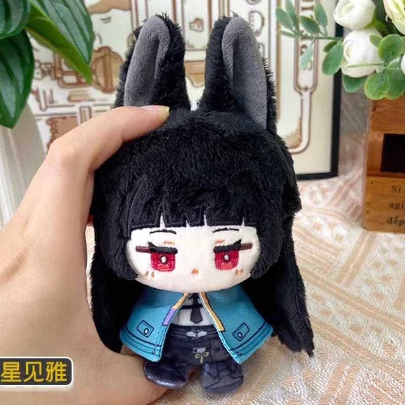 Zenless Zone Zero Plush Pendant Toys Hoshimi Miyabi Asaba Yuma Plushie Keychain Stuffed Doll Anime Peripheral Birthday Gifts
