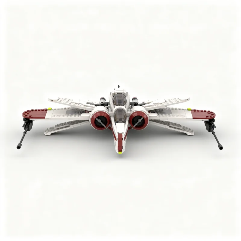 760-teiliges MOC ARC Star Battle Modellbausatz Weihnachtsgeschenk Spielzeug Architektur Zusammenbau DIY Bildungs-Bausteine Kreative Idee