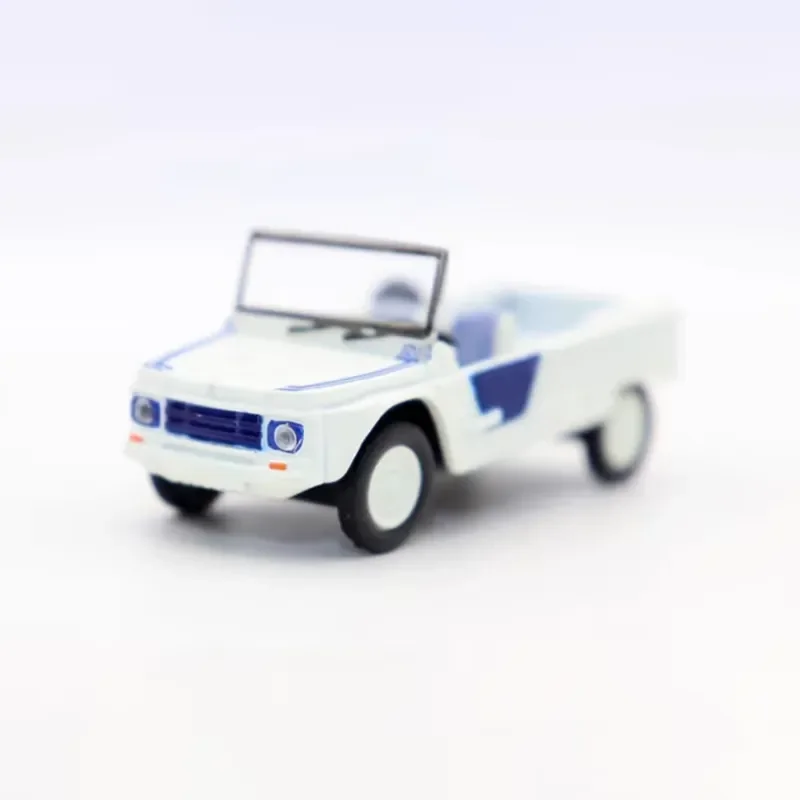for Citroen Mehari 1:64 Diecast Alloy Convertible Off-road Car Model Realistic Static Simulation Toy Collectible Finished