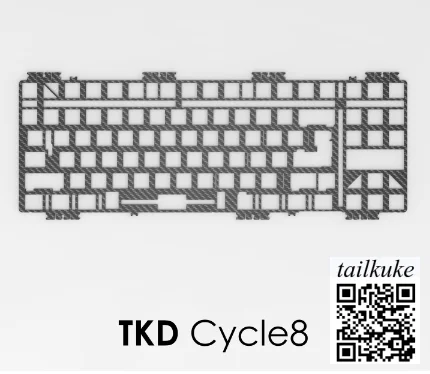 

For TKD-Cycle8 Customized Mechanical Keyboard PP PC FR4 Aluminum Carbon Fiber Positioning Board