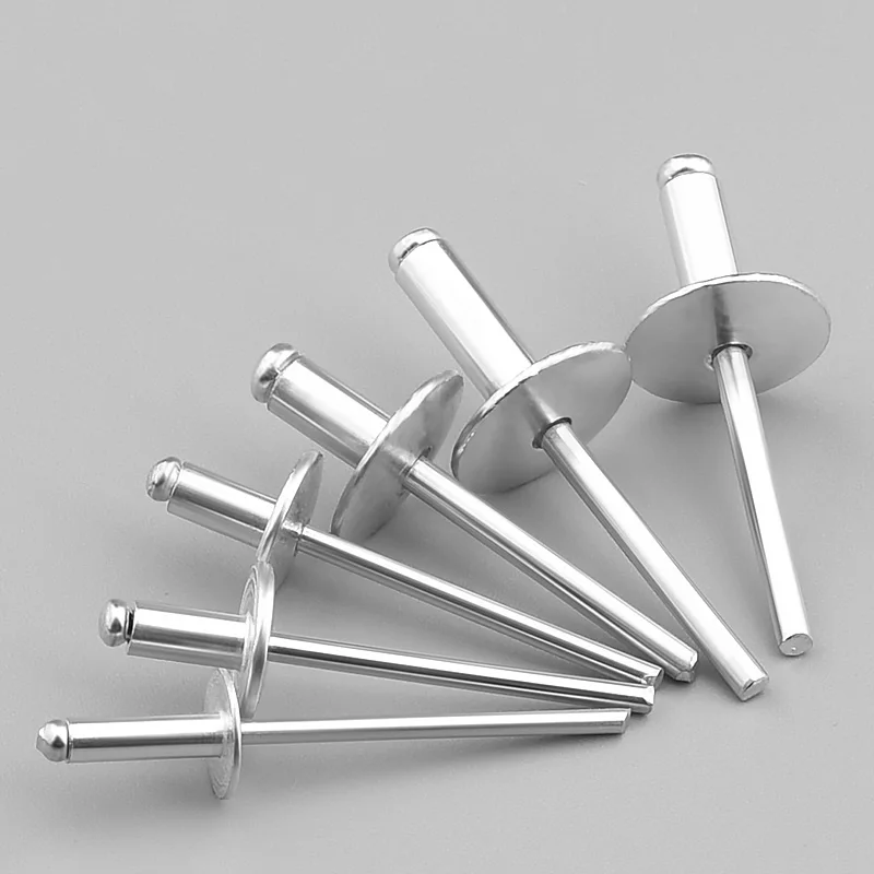 20-40 stücke Aluminium Große Flansch Pop Offene Hohl Blind Nieten Große Kappe Blatt Bolzen Dropper Selbst-steckende niet Dekoration Pull Nagel – Detail 4