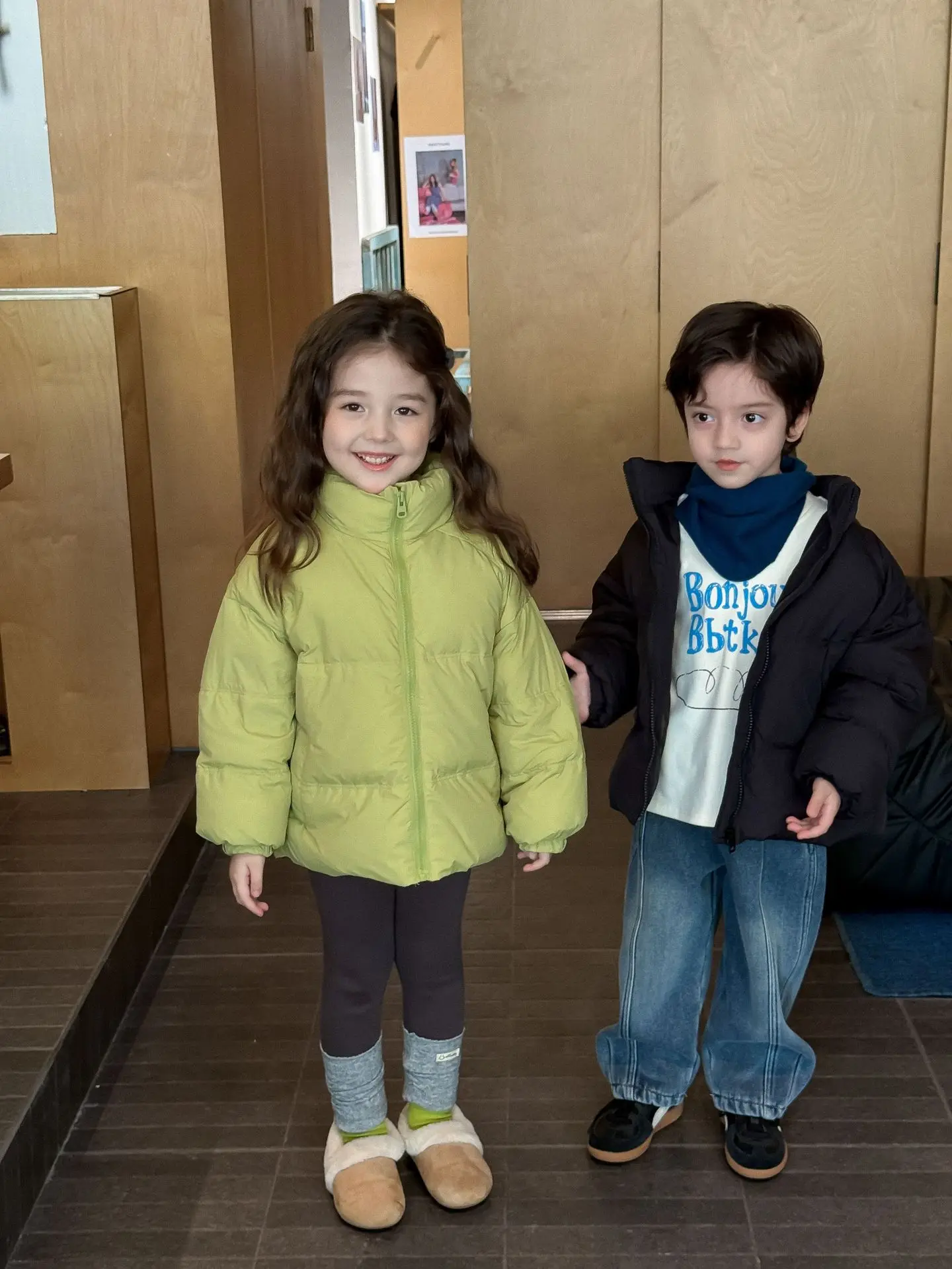 

2025 Winter Toddler Boy Down Coat Solid 90% White Duck Windproof Down Jacket Turtleneck Thick Warm Children 3-8Y Girls Outerwear