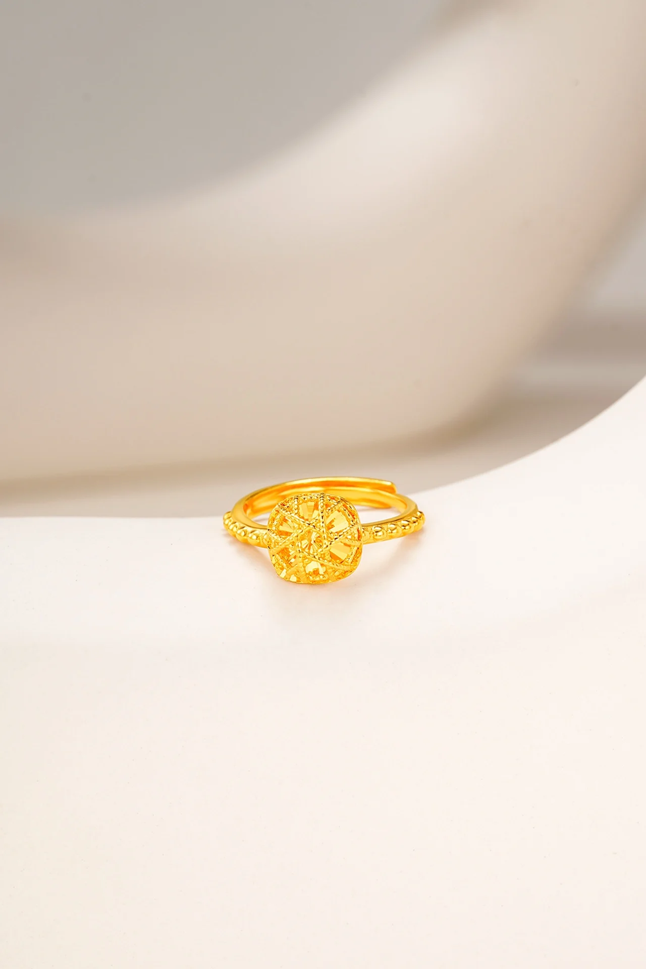 خاتم خطوبة من الذهب عيار 24 قيراط من Lium Gems للنساء قطع مشع مكعب زركونيا 925 خاتم زفاف فضي وعد قابل للتعديل #2