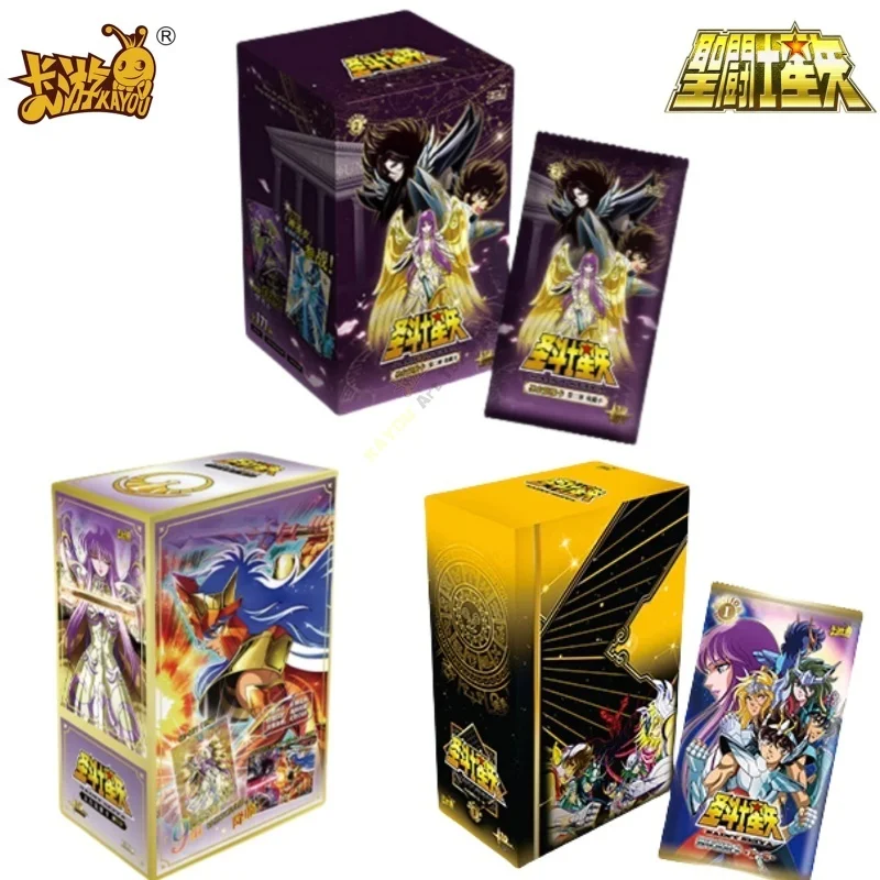 

KAYOU Saint Seiya New Vol.3 EX Version Card Box Japanese Anime Saints Awakening Collection Cards Gold Saints Shining Cards Gift