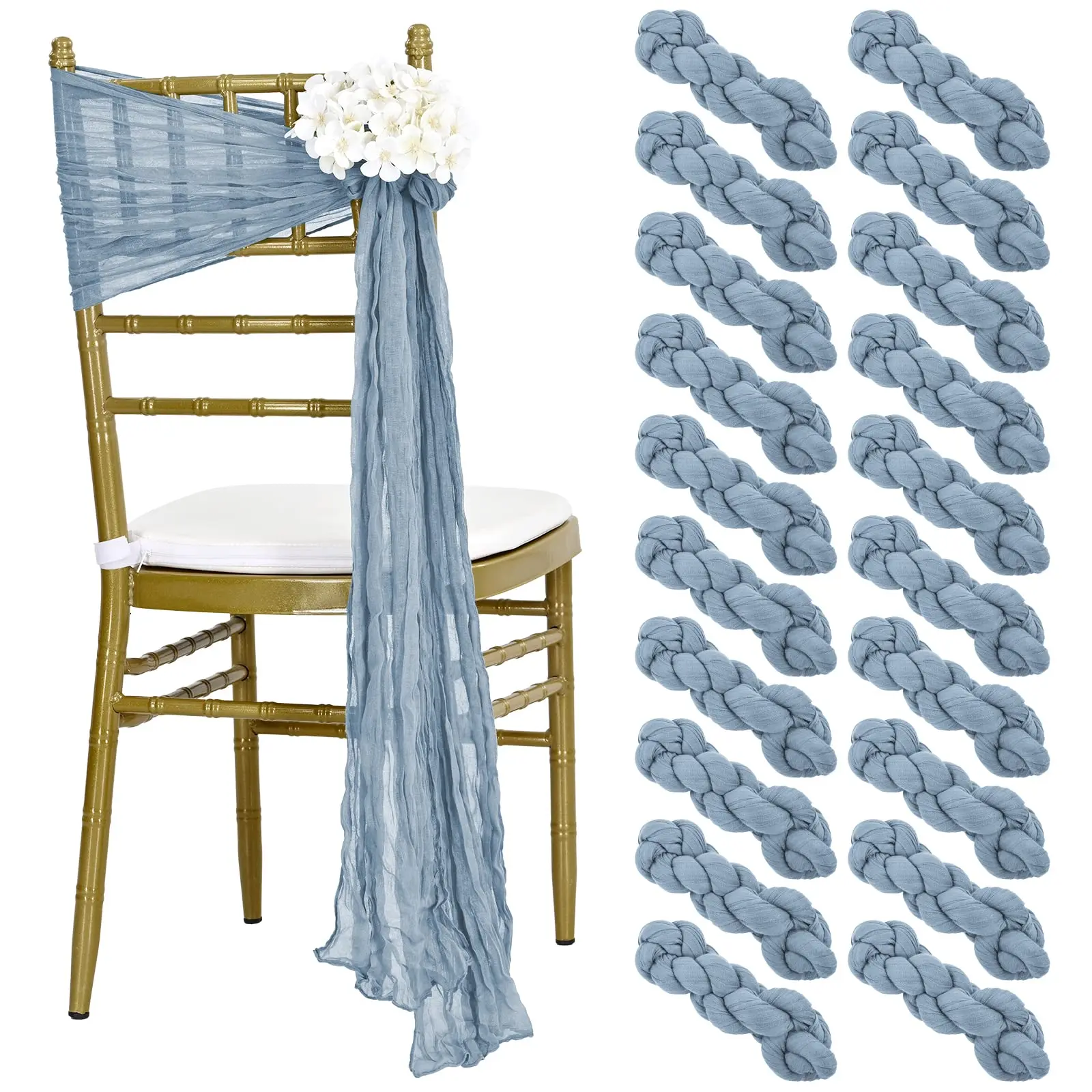 Variant: 20pcs Gray blue