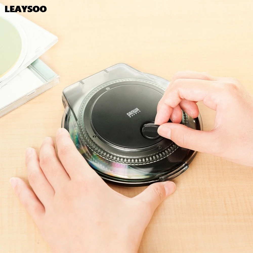Manual CD DVD Disc Repair Kit Scratch Remover Cleaner Machine Restoration Tool Set for Game Discs Music CD Movie DVD