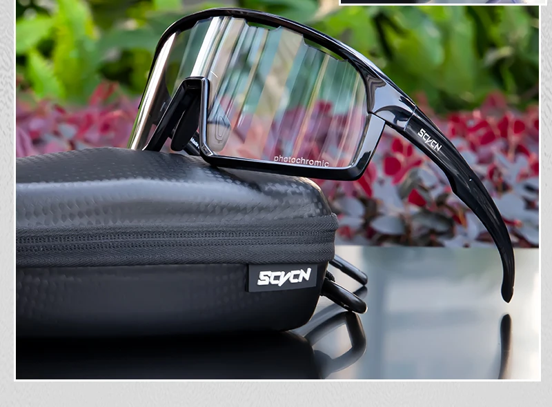 SCVCN Photochrome Sonnenbrille Cycl Männer UV400 Brillen Sport MTB Outdoor Brille Fahrrad UV400 Frauen Radfahren Gläser Sonnenbrille – Detail 16