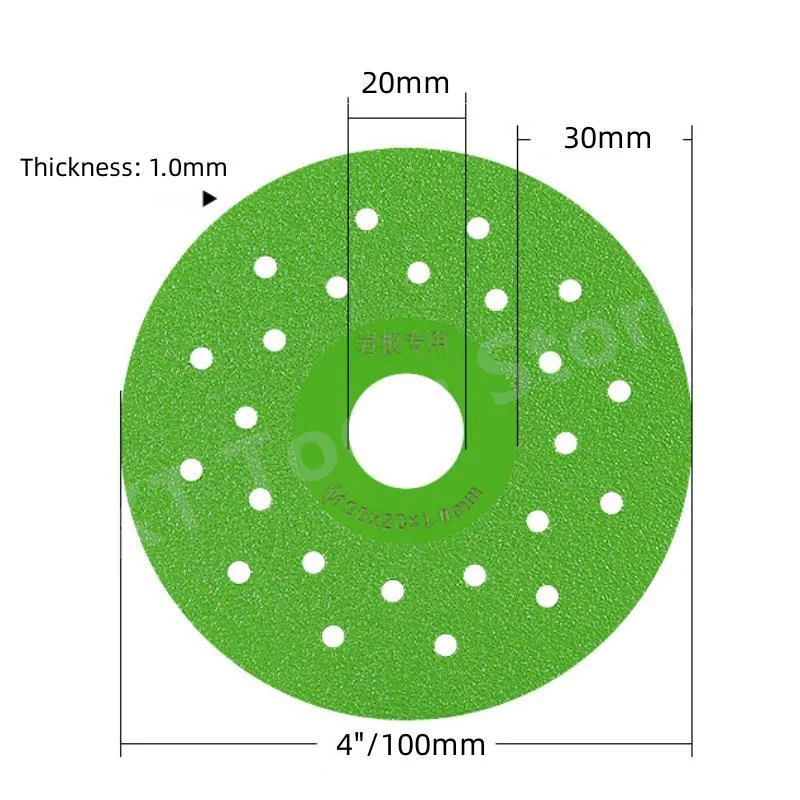 4Inch 100mm Diamond Saw Blade Super Thin Cutting Disc Porcelain Ceramic Tile Granite Marble Chamfering Grinding Trimming Tools