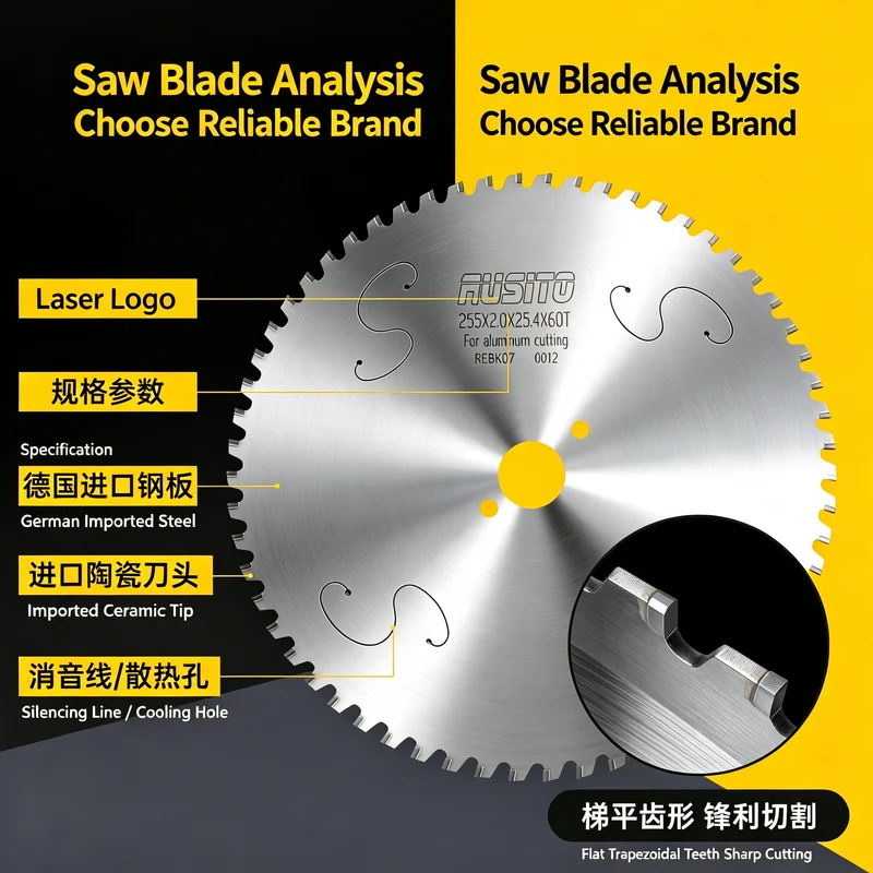 PCD Diamond Circular Saw Blade For Wood Cutting Solid Wood Panel Furniture Processing