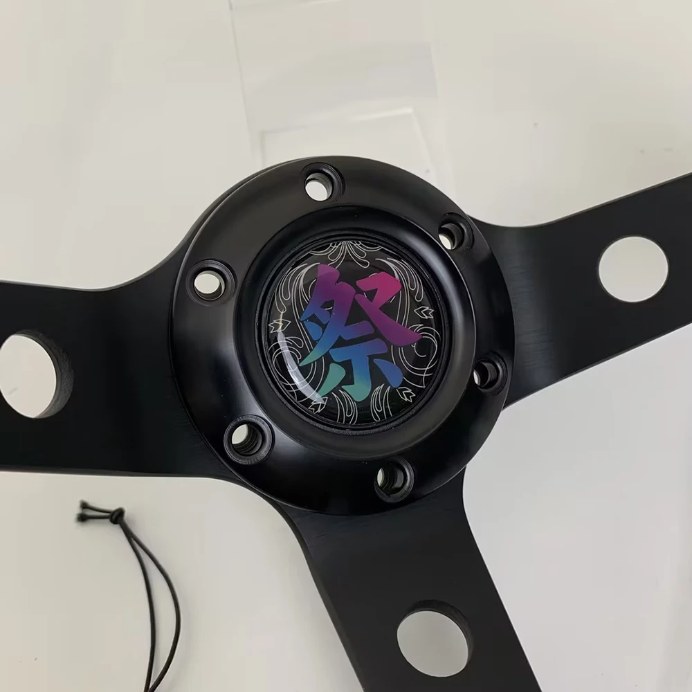 Tiypeor Universeel Custom 330Mm Deep Dish Sport Race Car Borduurwerk Drifting Stuur