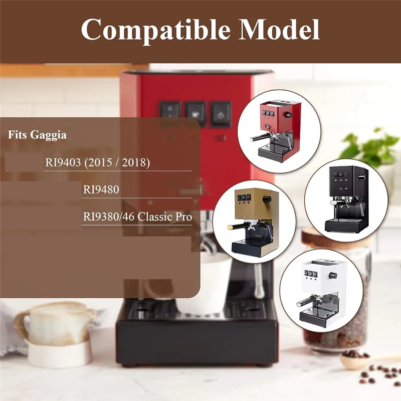 A39M ロープロファイル薄型ドリップトレイ、Gaggia クラシックプロ伝統的なエスプレッソコーヒーマシン部品付属ノズル