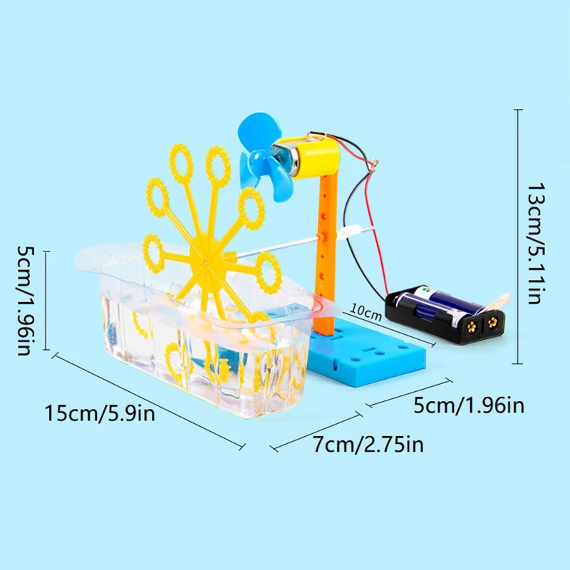 Spielzeug DIY Blase Maschine Montage Modell Material Kits Studenten Bildungs Wissenschaft Experiment Technologie Spielzeug Für Kinder