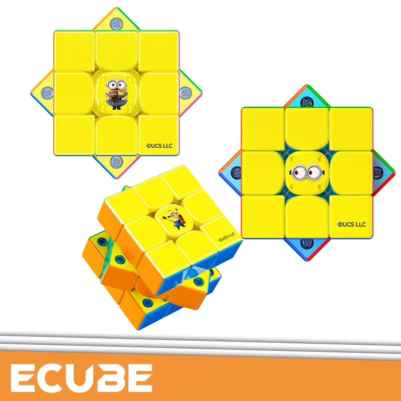 [ecube]-gan-3x3-minions-limited-series-gan-v100-maglev-uv-gan-icarry-4-matte-gan-i4-uv