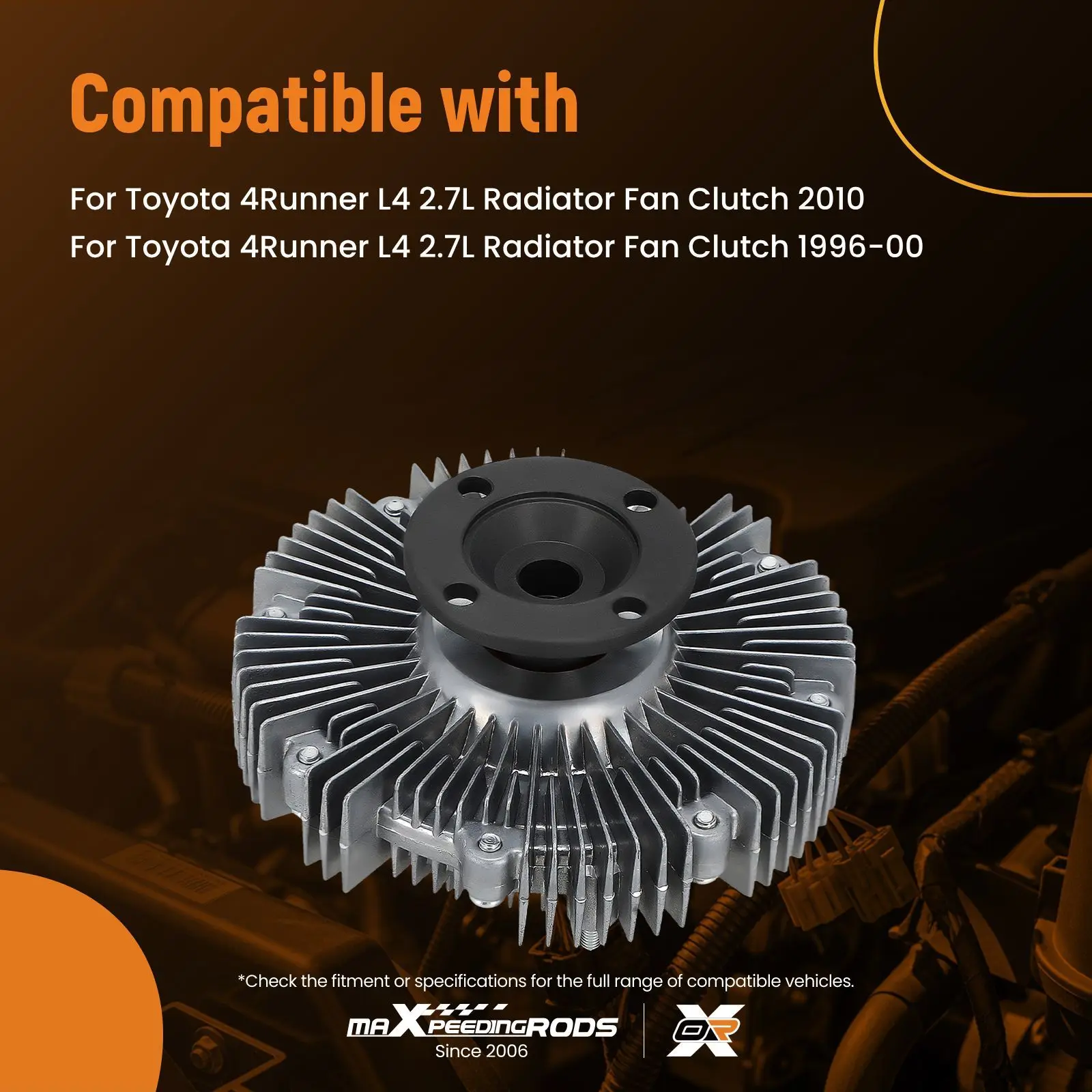 

Radiator Cooling Fan Clutch for Toyota T100/Tacoma 1994-07 1621075060 326-58142
