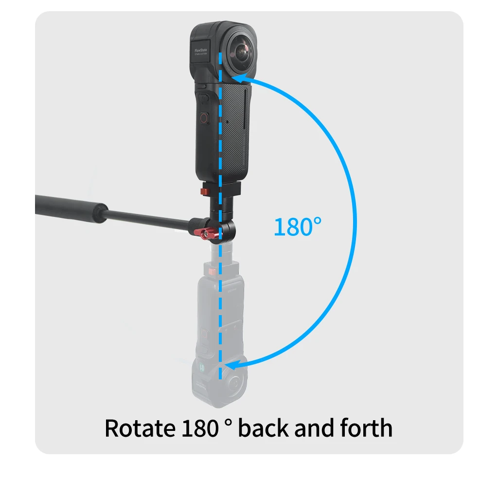 360° Schwenkbarer Schnellverschluss-Stativ-Kugelkopfadapter ARRI-Ausrüstung Magnetische Halterung für GoPro13 Insta360 DJI Action Pocket 4 Kamerahalterung – Detail 4