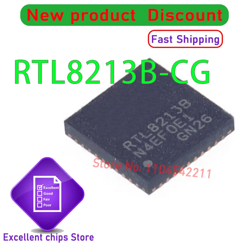 (5-10piece) 100% New RTL8213B-CG RTL8213B QFN40 Chipset