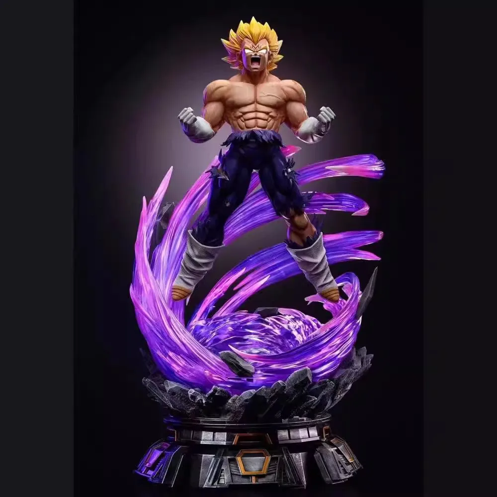 Dragon Ball Saiyan Gk Ultra Instinct Vegeta Figura Verwisselbare Light-Up Standbeeld Figuur