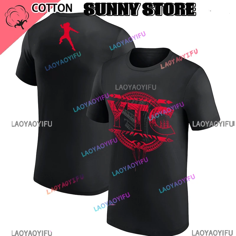 Мужская черная футболка Roman Empire YTC OG OTC Punk Fashion в готическом стиле из 100% хлопка