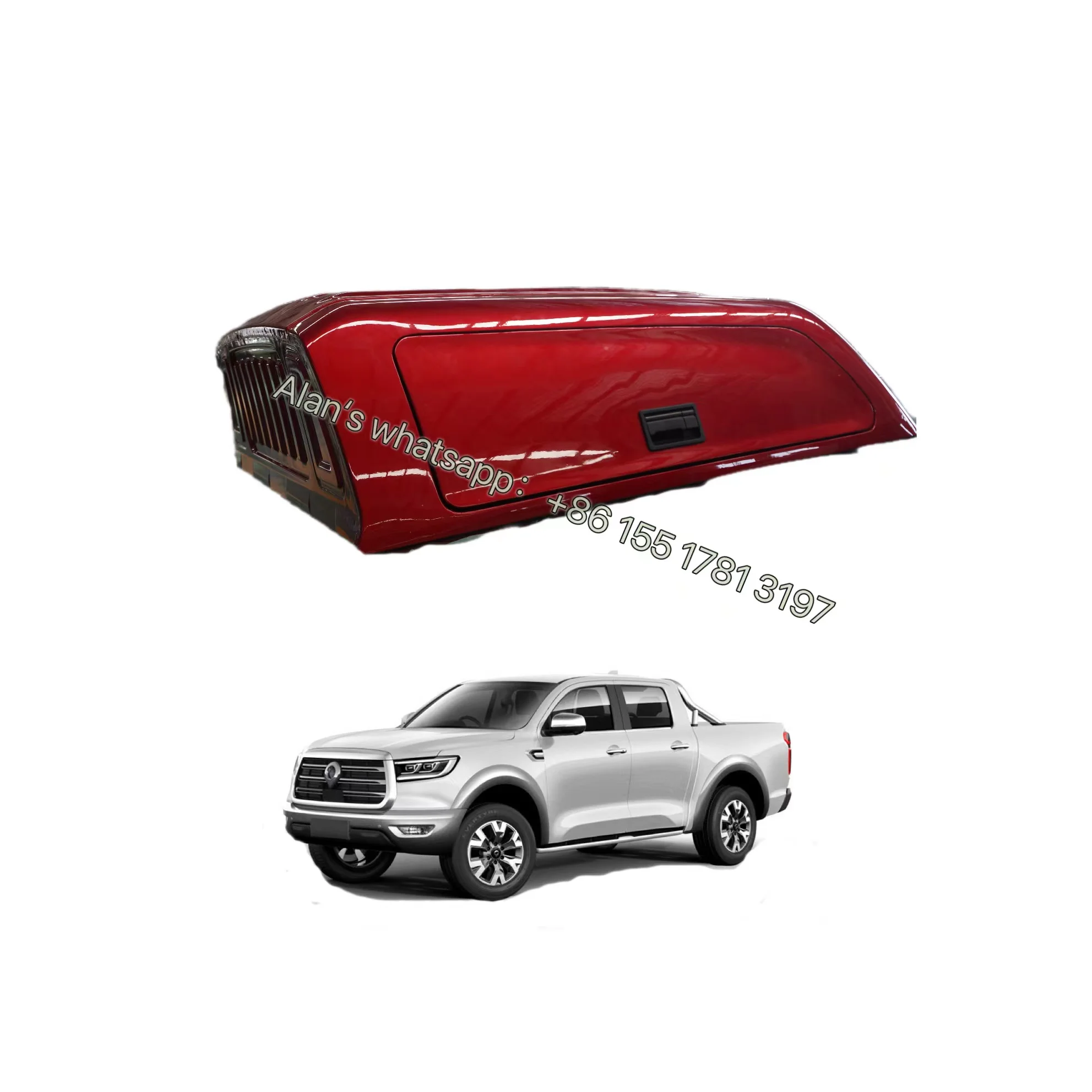 

Steel Hardtop Hinge Windows High Cover Pickup Truck Canopy for Ford Ranger Tundra Dodge Ram Great Wall