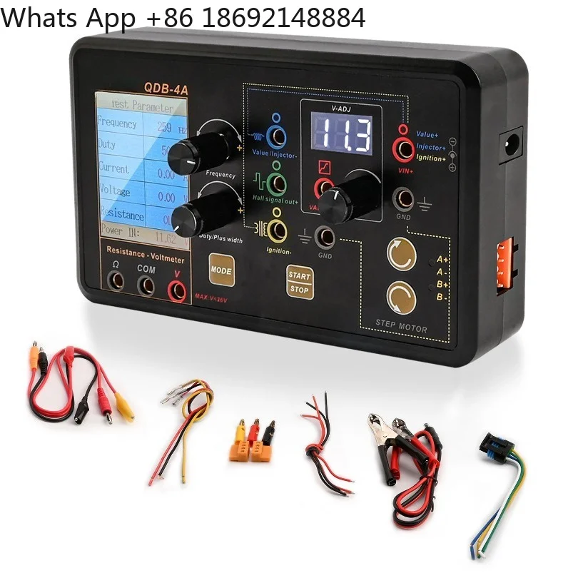 Auto Ignition Coil Test Injector Solenoid Valve Idling Stepper Motor Instrument Tester Fault Detector Drive Simulator