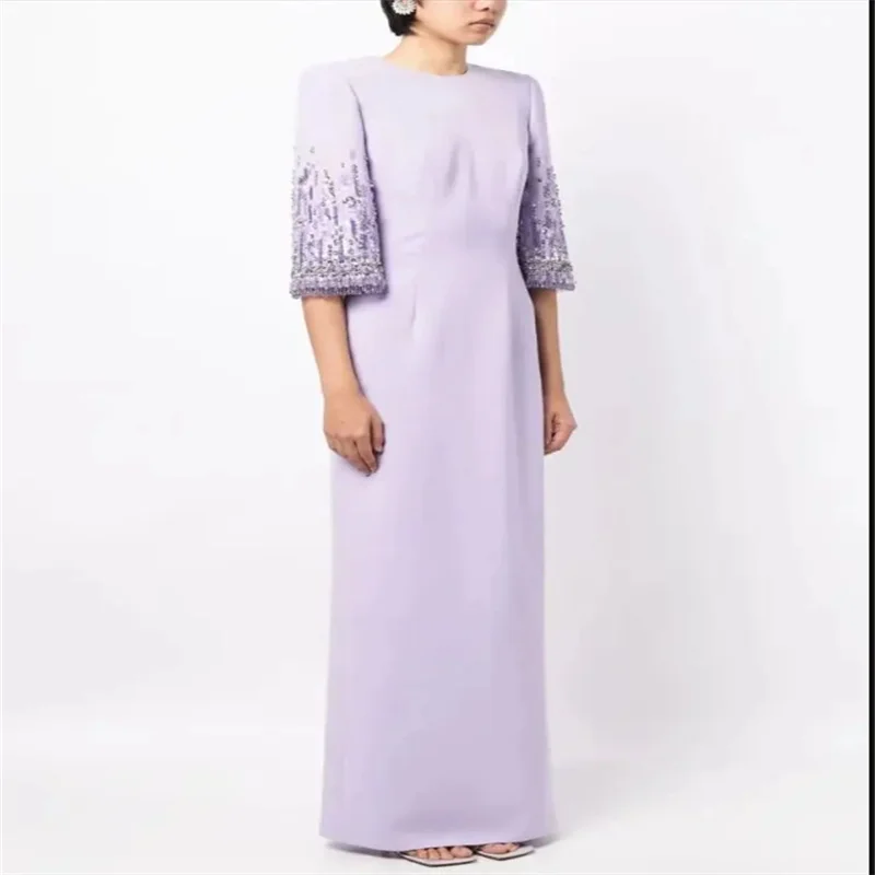 

Light Purple Evening Dresses 2025 Woman Luxury Beading Evening Dresses Elegant Party Dresses for Special Occasions Prom Dress