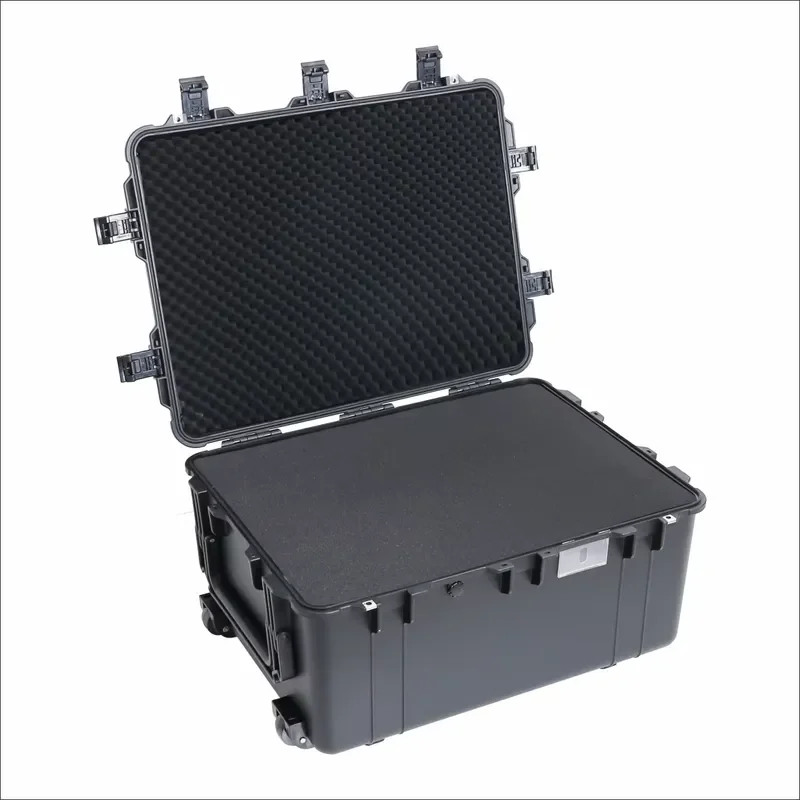 High Quality Low Price Heavy Tool Case Hard PP Plastic IP67 Waterproof Portable Truck Tool Storage with Pre-cut Foam