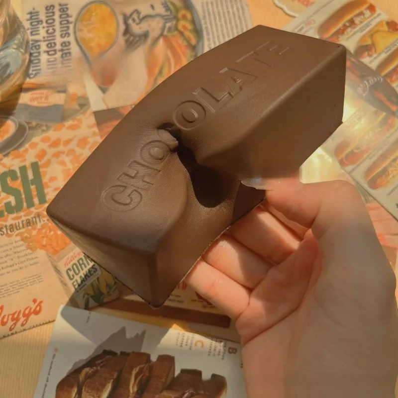Мягкая игрушка для медленного растущего шоколадного батончика — супермягкая сенсорная игрушка для снятия стресса и тревоги |   Подарки для детей и взрослых