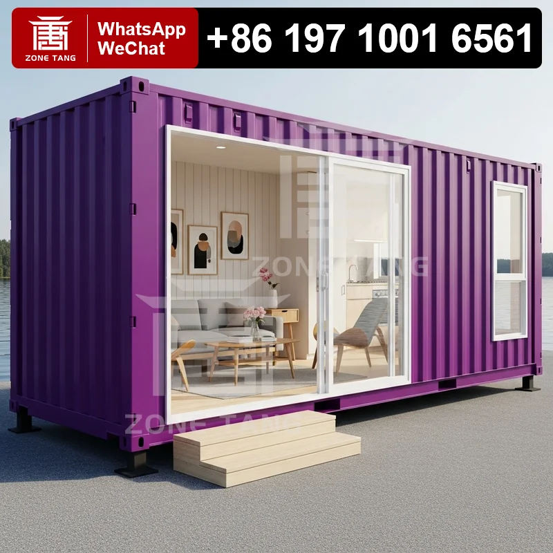 

Prefab Cabins Container Buildings Prefab Houses Flat Pack House Kit Homes 20 Foot Container House Black Shipping Container House