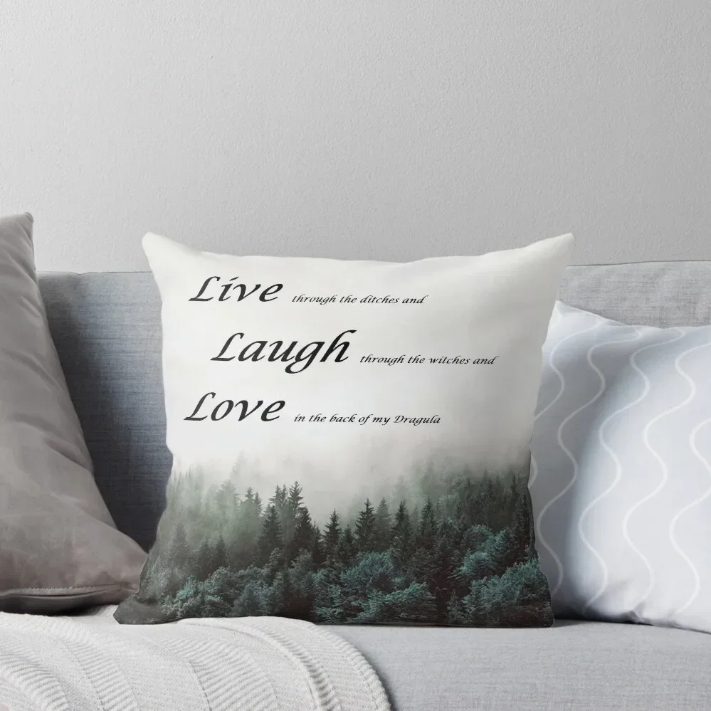 Live Laugh Love Dragula Throw Pillow pillow cover christmas Sofa Pillow Cover Sitting Cushion