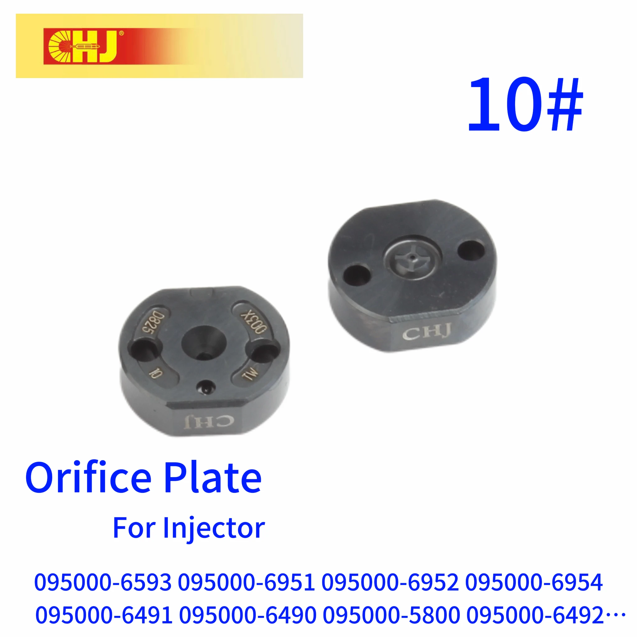 New CHJ 10# Orifice Plate Diesel Injector Control Valve for Injector 095000-5125/5780/5971/6250/6350/6890/6971 For ISUZU