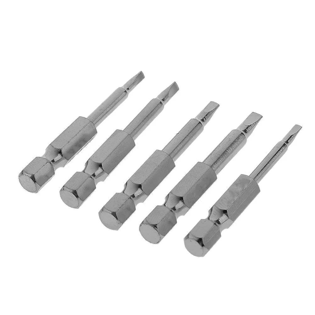 

50Pcs Hex-Shank Magnetic Triangle Head Screwdriver Bits 50mm Steel High Strength Electric Industry Tool -Shank Screwdriver Bits