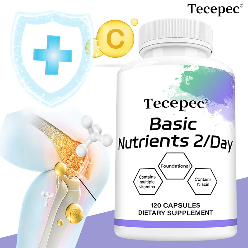 

Multivitamin Vitamin Capsules - Immune Support & Collagen Boost, Enhanced Absorption, Improves Anemia and Vitamin Deficiencies
