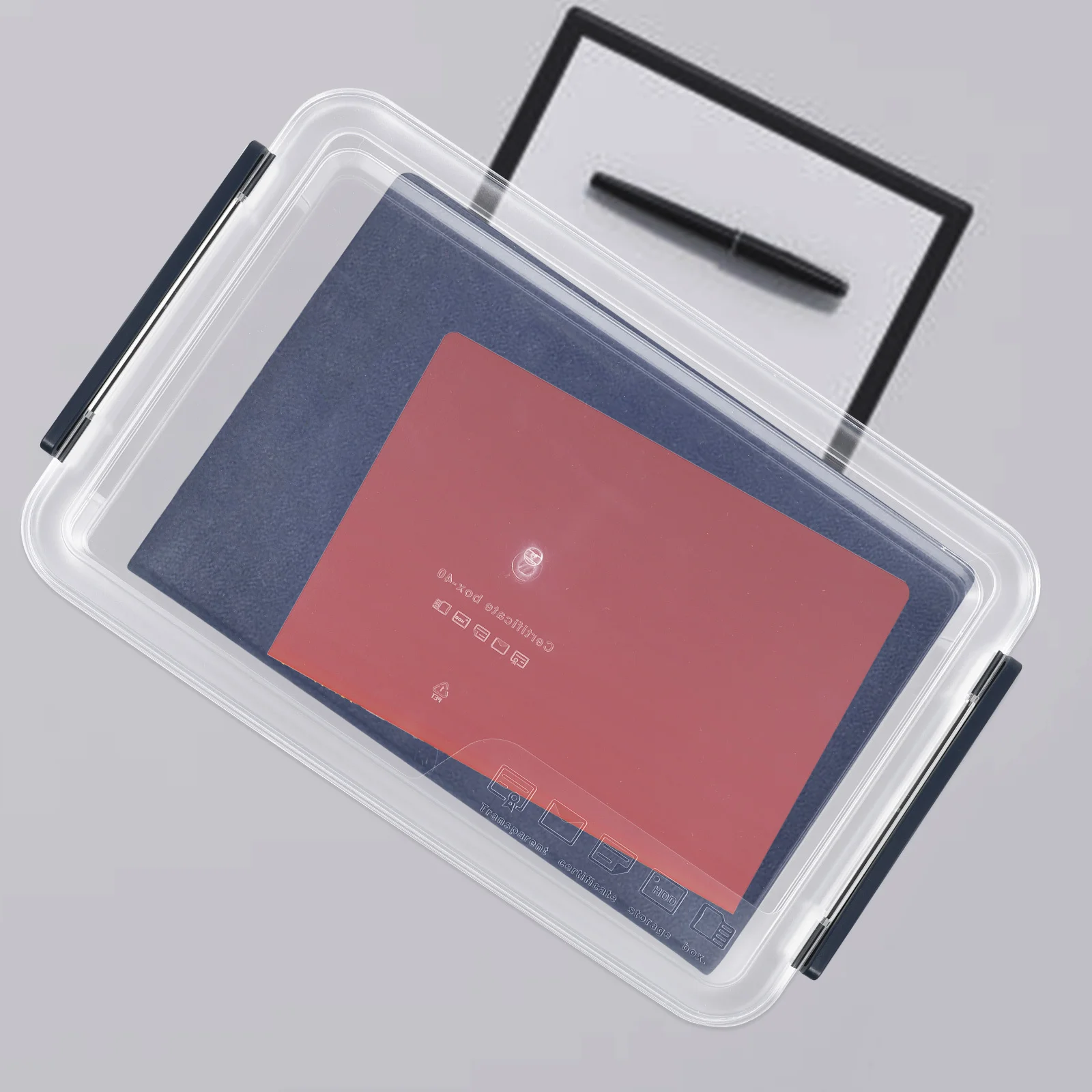 File Box Large Capacity Desktop Organizer For Home Office School Multi-Function Paper Storage Holder Desk Accessories