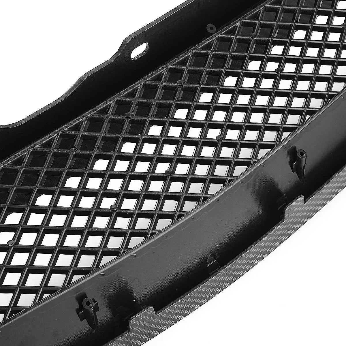 

ABHY-EK T-R Style Front Bumper Hood Mesh Grill Grille For Honda Civic EK CX DX EX HX LX Type R 1999-2000 Carbon Fiber Look