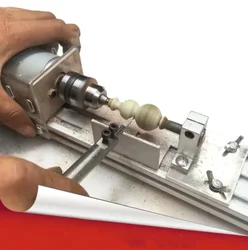 Minimáquina de torno de madera, herramienta rotativa de taladro de madera, perlas de Buda en miniatura, molienda, cuentas de pulido, bricolaje, 12-24VDC