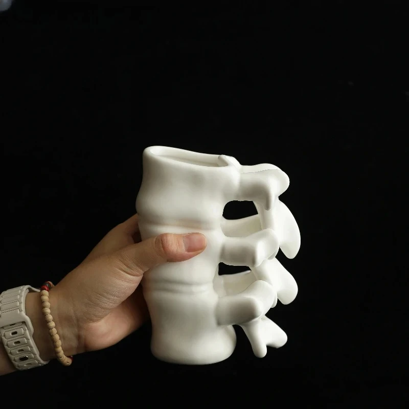 Vertebrate Model Ceramic Vase Flower Arrangement Coffee Cup Milk Mug Pen Holder Hydroponic Vase Water