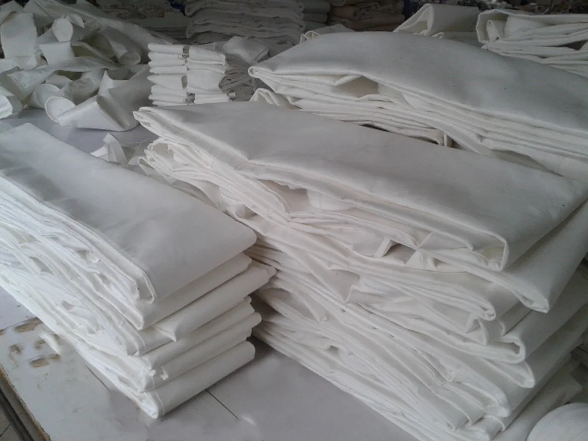 حقيبة فلتر مجمع غير منسوجة مضادة للكهرباء الساكنة من البوليستر لأجهزة مطحنة الأرز والغبار من المصنع مباشرة